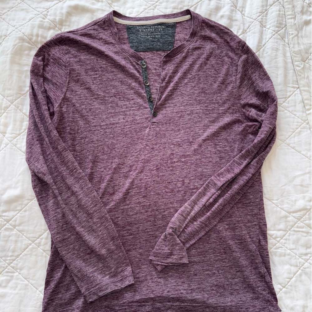 Banana Republic Vintage Purple Tee